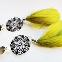 Klipsy etno boho wiszące box x1