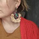 Klipsy tutalne szlaeństwo wykonane w pojedynczym egzemplarzu piękne polecam box x1