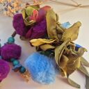 Klipsy szalone, duże i lekkie na bazie koła wykonana w pojedynczym egzemplarzu trzeba lubić takie sz