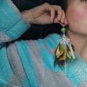 Klipsy pióra lekkie polecam