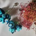 Klipsy etno boho szkiełka polecam