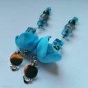 Klipsy etno boho folk kwiaty polecam box x1