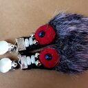 Klipsy etno boho folk futro box x1