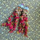 Klipsy boho bujne kolorowe szalone duze lekkie box x1 polecam