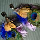 Klipsy piora lekkie zwariowane szaleństwo, różne z dwóch stron x1 polecam