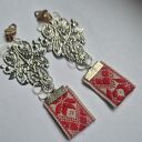 Eleganckie klipsy damskie bez przekłuwania - ręcznie robione w pojedynczym egzemplarzu