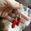 klipsy etno boho folk handmade lekkie wiszące - box x1 - polecam