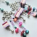 Klipsy kornik siedzi w Brzozie i knuje na mrozie polecam długie kolorowe wykonane w pojedynczym egze