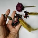 Klipsy pióra lekkie bujne - etno boho folk, Box x1