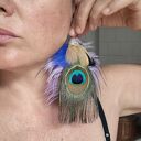 Klipsy piora lekkie zwariowane szaleństwo, różne z dwóch stron x1 polecam