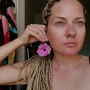 Klipsy kwiatowe lekkie Boho - Box x1