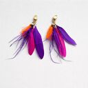 Ręcznie robione klipsy - pióra | lekkość, styl i oryginalność Szukasz wyjątkowej biżuterii, która p