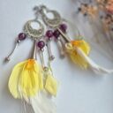 Klipsy wykonane w pojedynczym egzemplarzu duże i lekkie naprawdę zwracają uwagę trzeba lubić takie S