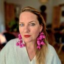 Klipsy zwariowane lekkie dlugi leciutkie amarantowe uwaga poezja: panienka ze Zgierza ma niezłego j