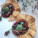 Klipsy tutalne szlaeństwo wykonane w pojedynczym egzemplarzu piękne box x1