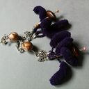 klipsy etno boho folk pompony