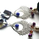klipsy etno boho handmade folk - box x1 - polecam pojedyncza sztuka