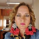 Kwiatowe długie klipsy boho w stylu Frida - lekkie i handmade