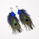 Klipsy leciutkie duże pióra