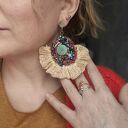 Klipsy tutalne szlaeństwo wykonane w pojedynczym egzemplarzu piękne polecam box x1