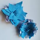 Klipsy kwiatowe lekkie etno boho - handmade (Box x1)