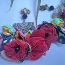 Ludowe klipsy boho Frida - lekkie, kolorowe i bardzo bujne