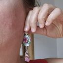 Klipsy orientalne matrioszki boho box w1