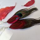 Klipsy lekkie pióra polecam box x1