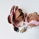 Klipsy kwiatowe lekkie - Box x1 (handmade Ruda Klara)