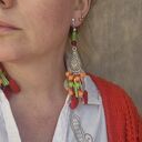 Klipsy: każdy w urnie wygląda chmurnie, klipsy wykonane w pojedynczym egzemplarzu polecam Box X1