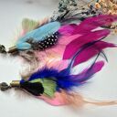 Klipsy kolorowe lekkie długie polecam