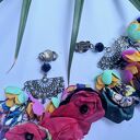 Ludowe klipsy boho Frida - lekkie, kolorowe i bardzo bujne