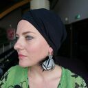 Klipsy duże, lekkie pióra w stylu boho - hand-made