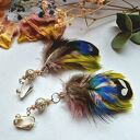 Klipsy leciutkie pióra