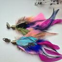 Klipsy kolorowe lekkie długie polecam