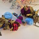 Klipsy szalone, duże i lekkie na bazie koła wykonana w pojedynczym egzemplarzu trzeba lubić takie sz