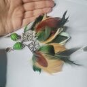 Klipsy pióra lekkie polecam