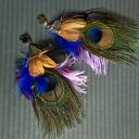 Klipsy piora lekkie zwariowane szaleństwo, różne z dwóch stron x1