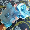 Klipsy kwiaty flamenco lekkie, polecam