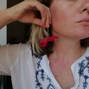 Klipsy etno boho z kwiatkami - leciutkie i twarzowe (box k1)