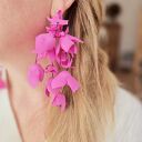 Klipsy zwariowane lekkie dlugi leciutkie amarantowe uwaga poezja: panienka ze Zgierza ma niezłego j