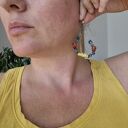 Klipsy orientalne koraliki kule polecam box w1