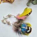 Klipsy leciutkie pióra