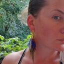 Klipsy z piórami boho - folkowe frędzle Frida (handmade, na klipsy)