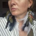 Klipsy pióra długie i lekkie - oversize boho na ślub