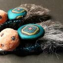 Klipsy etno futro boho box x