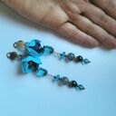 Klipsy etno boho folk kwiaty polecam box x1