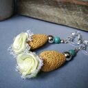 klipsy etno boho kolorowe folk - box r1