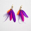 Ręcznie robione klipsy - pióra | lekkość, styl i oryginalność Szukasz wyjątkowej biżuterii, która p