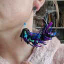 Klipsy koła boho Frida - lekkie, bujne etno-folk na klipsach